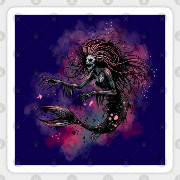 Deep Sea Mermaid Magnet by H. R. Sinclair